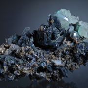 Cerussite - blue-green inclusions