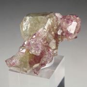 gem VESUVIANITE with RASPBERRY CAPS