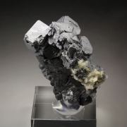 skeletal GALENA, CHALCOPYRITE