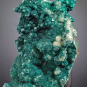 Rosasite with Calcite and Malachite