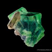 Fluorite on Quartz