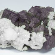 Fluorite with Calcite