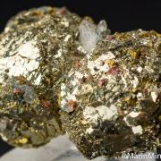 Pyrite over Chalcopyrite with Calcite