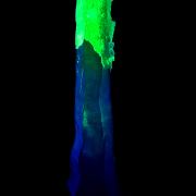 Opal var. hyalite, smoky quartz