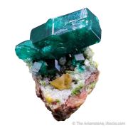 Dioptase with Wulfenite
