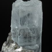 Beryl v. Aquamarine with Albite and Muscovite