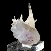 Calcite on Fluorite with Chalcopyrite