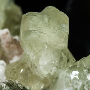 Prehnite with Orthoclase