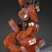 Vanadinite on Goethite (stalactitic)