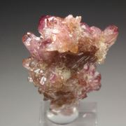 gem VESUVIANITE with RASPBERRY CAPS