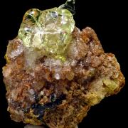 Opal var. hyalite CRAZY FLUORESCENCE