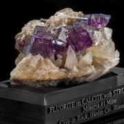 Phantom Fluorite, Strontianite & Calcite