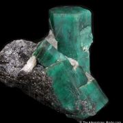 Emerald with Biotite and Graphite