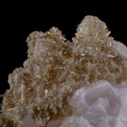 Eosphorite on Rose Quartz