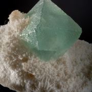Fluorite on Quartz