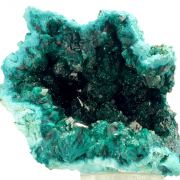 Dioptase, quartz SPARKLY