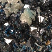 Lazulite with Siderite and Apatite