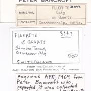 Fluorite with Quartz