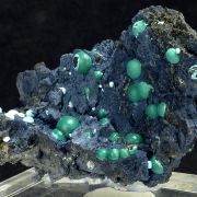 Chrysocolla, malachite