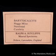 Barytocalcite with Calcite