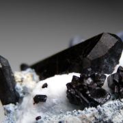 Benitoite with Neptunite
