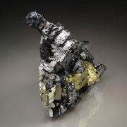 skeletal GALENA, CHALCOPYRITE