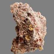 Crystallized Copper with Mimetite on Smithsonite.