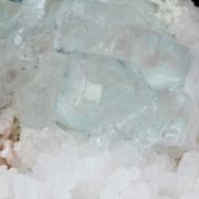 Rhodochrosite / with Fluorite and Quartz