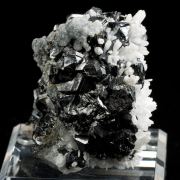 White Quartz with Black Sphalerite