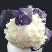 Fluorite (etched corners) on Barite