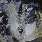 Datolite, Sphalerite and Cumberland habit Quartz
