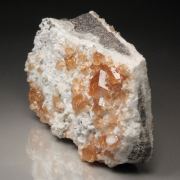 gem GARNET var. GROSSULAR, ALBITE