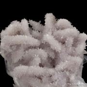 Calcite on Quartz var. Amethyst ps. Calcite