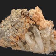 Quartz and Svanbergite with Rutile and Topaz