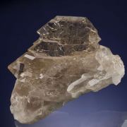 Smoky Quartz (Gwindel) on Quartz