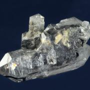 Quartz (Smoky enhydro)