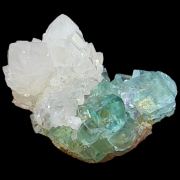 Fluorite, quartz OKORUSU