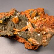 Wulfenite with Mimetite