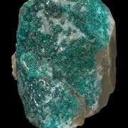 Dioptase in Quartz