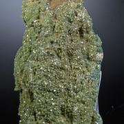 Pyromorphite on Malachite