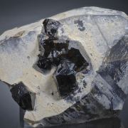 Cassiterite on Quartz 
