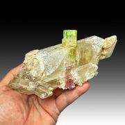 Elbaite with Quartz