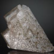 Barite with Calcite and Chalcopyrite