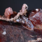 Rhodochrosite with Polylithonite, Aegerine etc