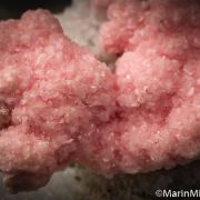 Rhodochrosite on Quartz