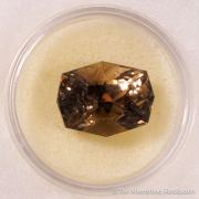 Beryl var. Emerald, Beryl var. Aquamarine, Quartz var. Smoky, Rutile (Rough & Cut set)