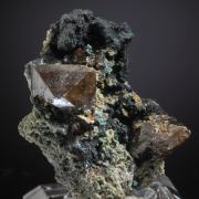 Wulfenite - with Malachite, Dolomite etc