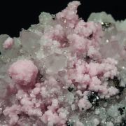 Rhodochrosite with Quartz and Sphalerite