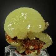 Adamite (spherical aggregate) 