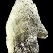 Quartz, sphalerite